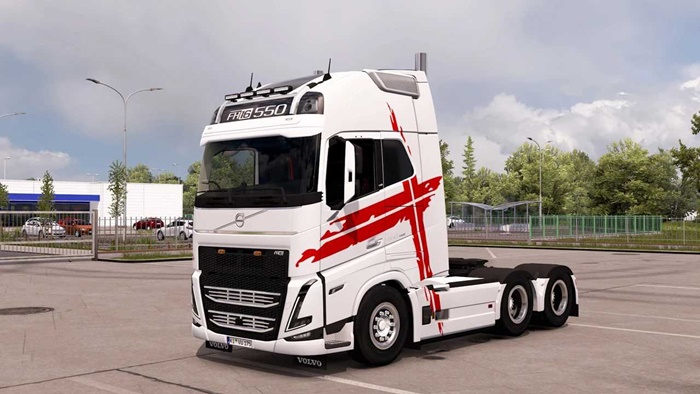 ETS2 - Volvo FH5/FH6 Aero Changable Paintjob V1.0