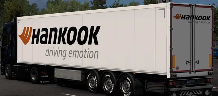 ETS2 - Hankook Skin SCS Box Trailer V1.0