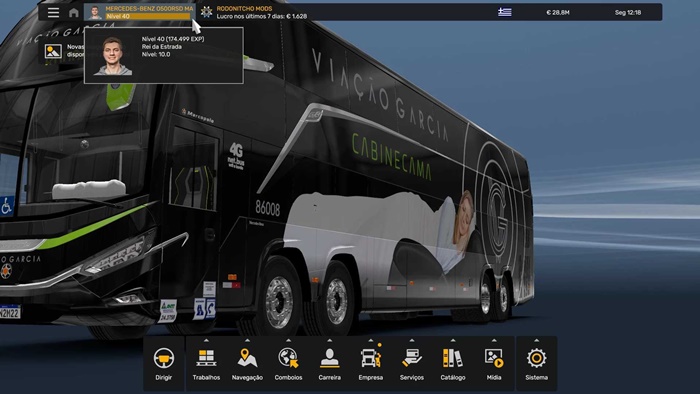 ETS2 - Profile MB 0500RSD Marcopolo Paradiso 1800 DD G8 Modshop V1.0