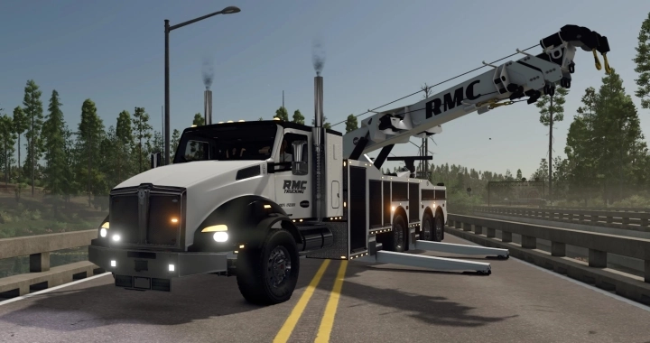 FS25 - Kenworth T880 Rotator Tow Truck Update V1.0