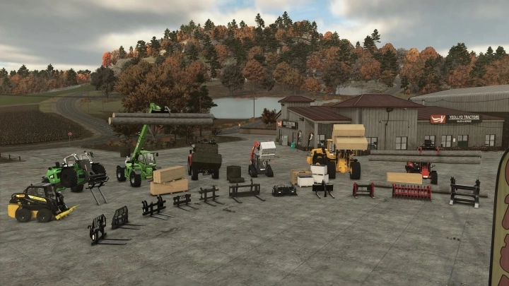 FS25 - Pallet Fork with Tension Belt V1.1