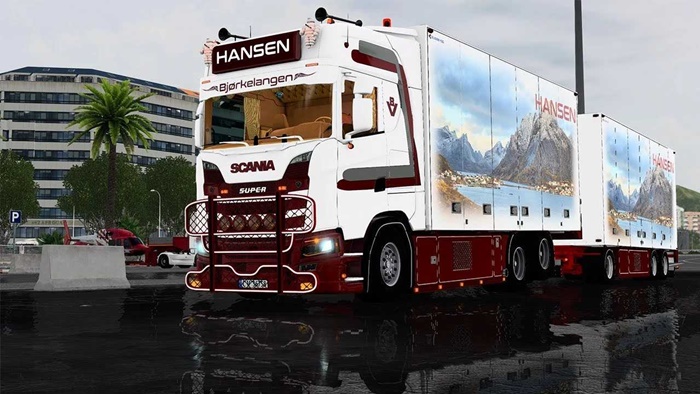 ETS2 - Scania S580 Hansen + Trailer V1.5
