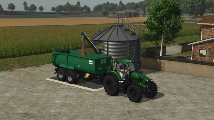 FS25 - Woodchip And Grass Silo V1.0