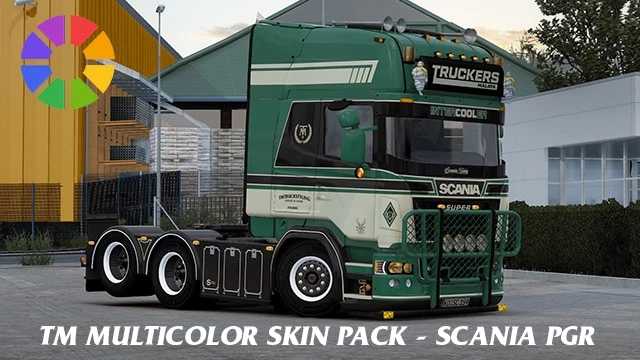 ETS2 - Scania PGR-Series TM Multicolor Skin Pack