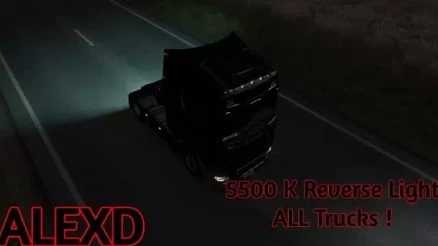 ETS2 - Alexd 5500K Reverse Light - Improved Night Visibility V1.0