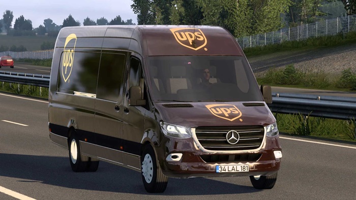 ETS2 - Mercedes-Benz Sprinter UPS Skin V1.0