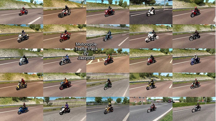 ETS2 - Motorcycle Traffic Pack V6.5.11