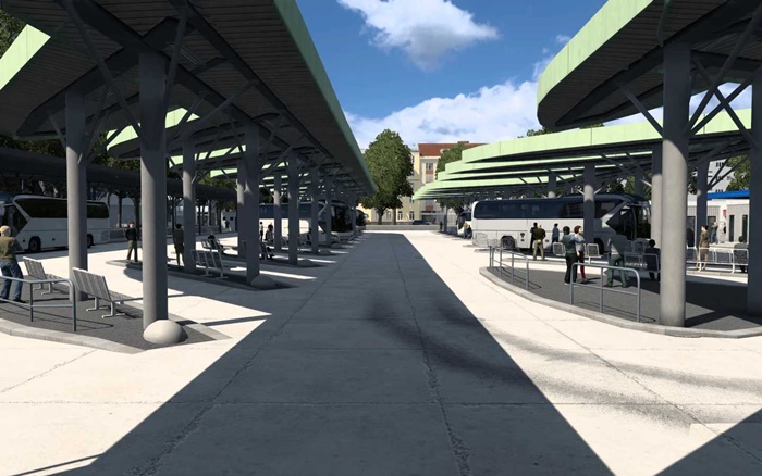 ETS2 - Berlin Bus Station Rebuild V0.1