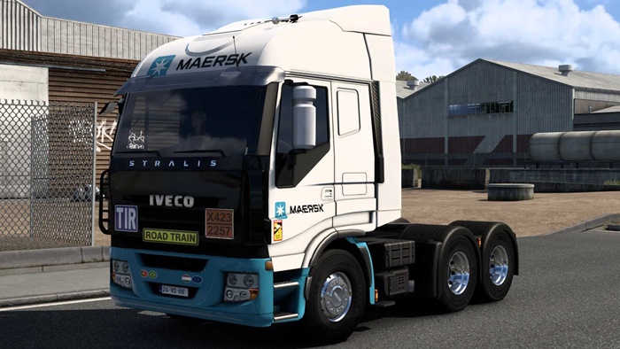 ETS2 - Iveco Stralis Maersk Skin V1.0