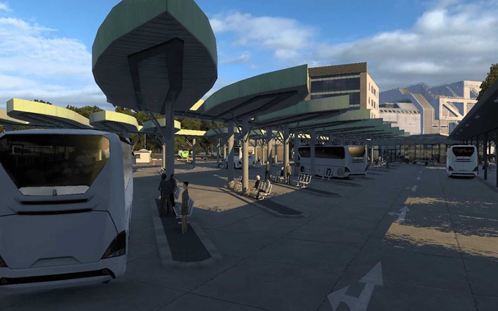 ETS2 - Berlin Bus Station Rebuild V0.2