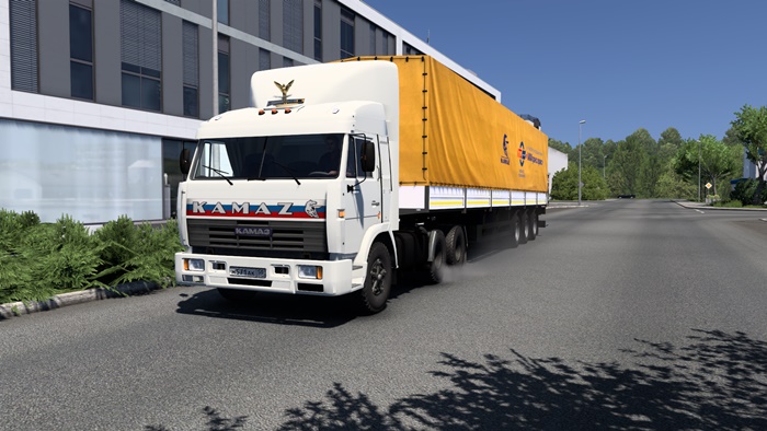 ETS2 - Kamaz 54115 + Trailer V1.54