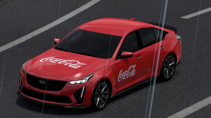 ATS - Cadillac CT5-V Black Wing 2022 Coca-Cola Skin V1.0