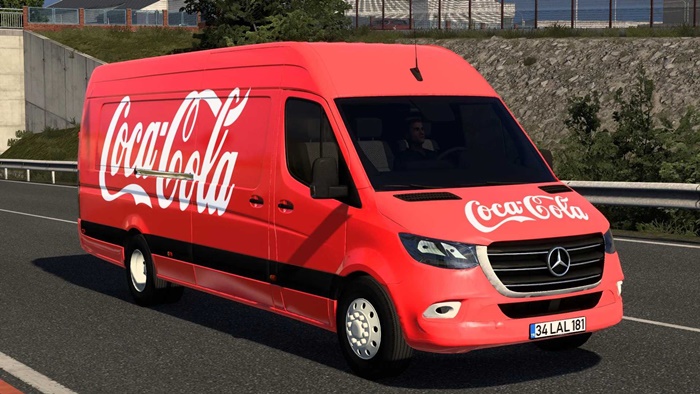 ETS2 - Mercedes-Benz Sprinter Coca-Cola Skin V1.0