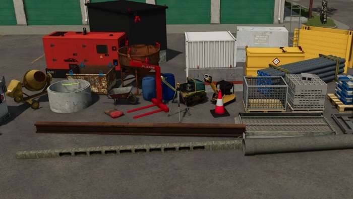 FS25 - Objects Tools Public Works V1.0