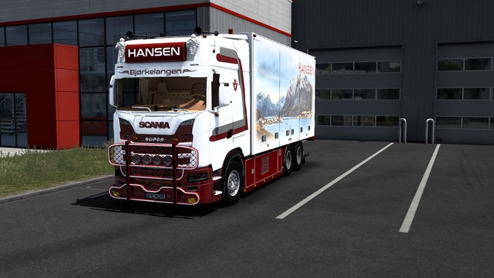 ETS2 - Scania S580 Tandem Hansen + Trailer V1.5