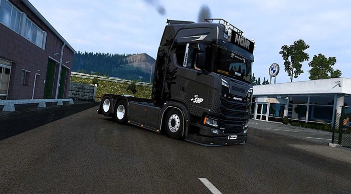 ETS2 - Scania S Black Noir Skin V1.0