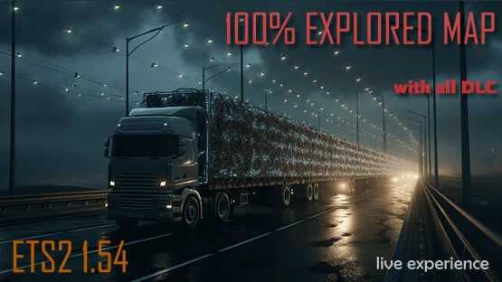 ETS2 - Full Discovered Map (Profile and Save Game)