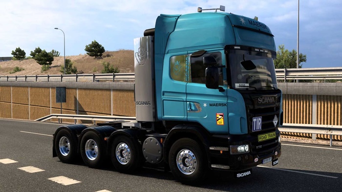 ETS2 - Scania R 2009 Maersk Skin V2.0