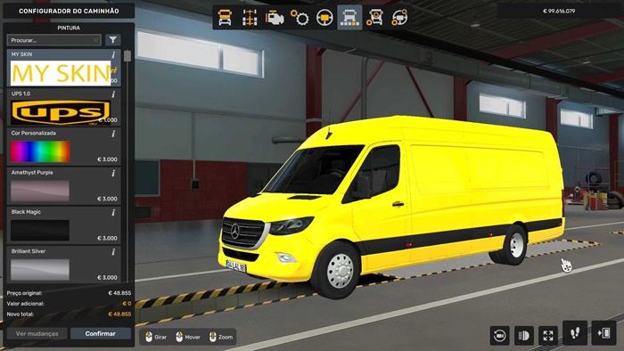ETS2 - Mercedes-Benz Sprinter 2023 Template + Skin V1.0