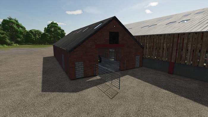FS25 - Ballam Rd New Cattleshed V1.0