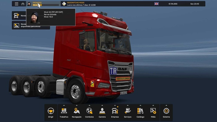 ETS2 - Profile Promods 2.74 V1.0