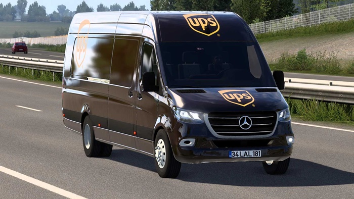 ATS - Mercedes-Benz Sprinter UPS Skin V1.0