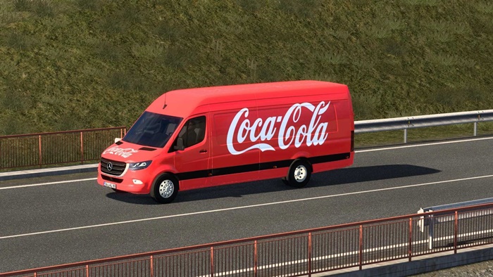 ATS - Mercedes-Benz Sprinter Coca-Cola Skin V1.0