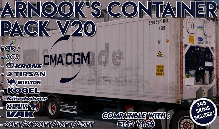 ETS2 - Arnooks Container Pack V20