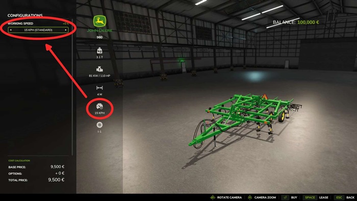 FS25 - Adjust Working Speed V1.0