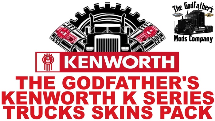 ATS - Kenworth K Series Trucks Skins Pack V1.1