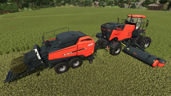 FS25 - Mower And Wrapper With Hitch V1.0