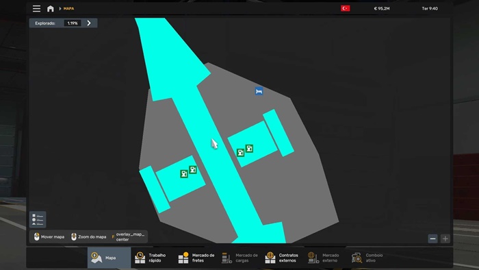 ETS2 - Undiscovered Map + Ultra Zoom V1.55