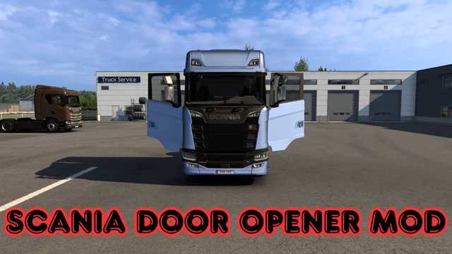 ETS2 - AIE Scania Door Opener Mod V1.1