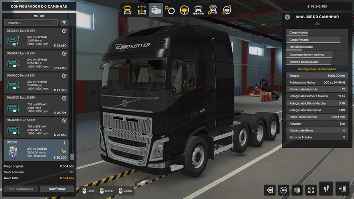 ETS2 - Volvo FH16 2012 D17 600 HP Engine V1.0