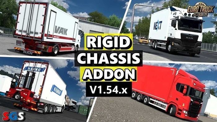 ETS2 - Rigid Chassis Addon Pack V1.54