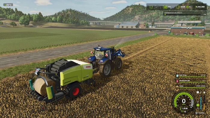 FS25 - Claas Rollant 455 Uniwrap Speedy V1.2