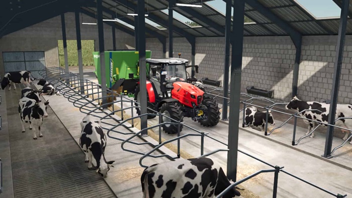 FS25 - Big Cow Barn V1.1