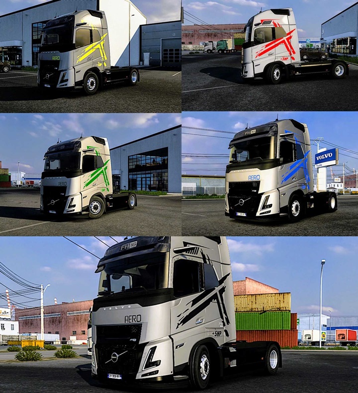 ETS2 - Volvo Stripes Skin V1.0