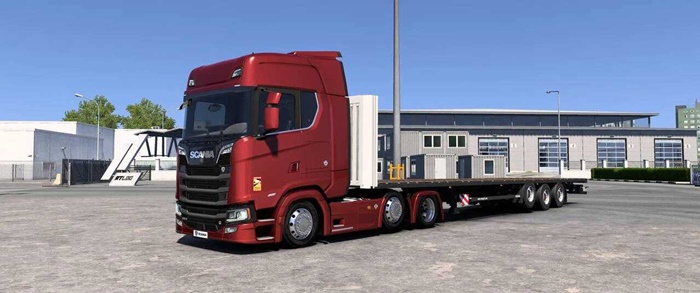 ETS2 - Low Deck Chassis Addon for Eugene Scania NG Fix V1.7