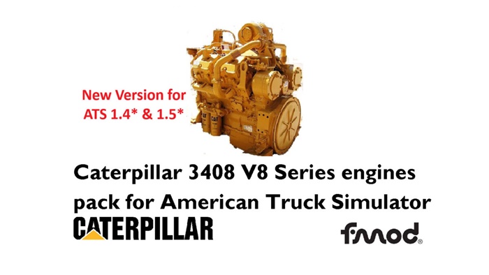 ATS - Caterpillar 3408 V8 Series Engines Pack V2.2