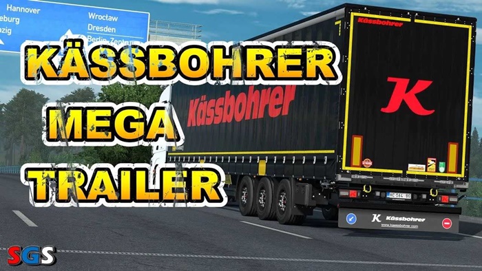 ETS2 - Kassbohrer K.SCD Mega Trailer V1.54