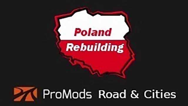 ETS2 - ProMods Road & Cities Poland Rebulding Merge V2.5.12