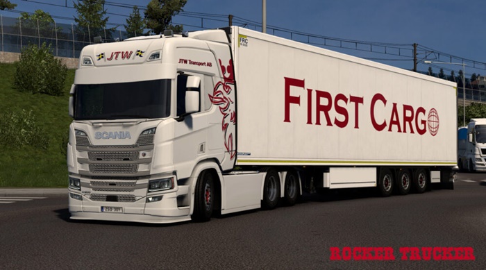 ETS2 - First Cargo/JTW Transport AB Skin Pack V1.0