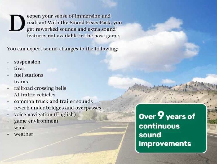 ATS - Sound Fixes Pack V25.21