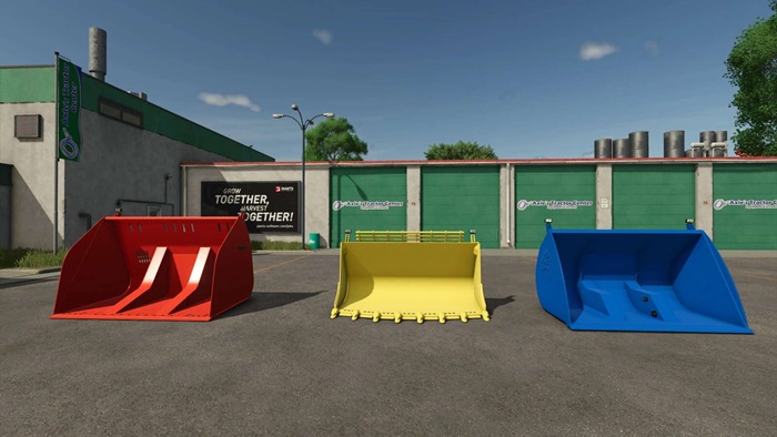 FS25 - Wheel Loader Shovel Pack V1.0