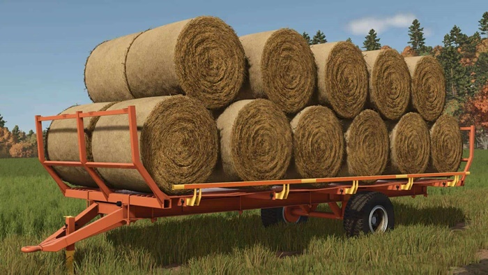 FS25 - Samopal Bale Trailer V1.0