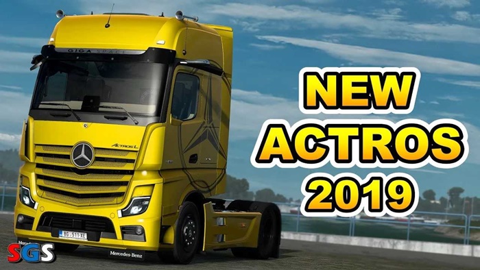 ETS2 - Mercedes-Benz New Actros 2019 Truck V2.2