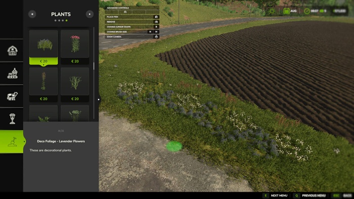 FS25 - All Decorative Foliage V1.0