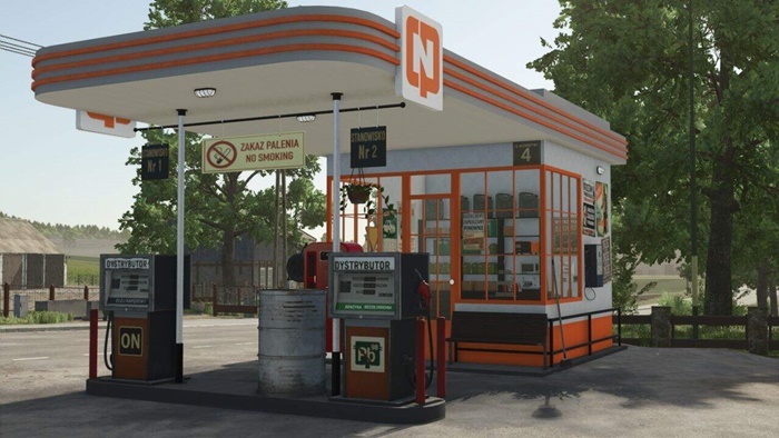 FS25 - Old Polish CPN – Gas Station V1.0