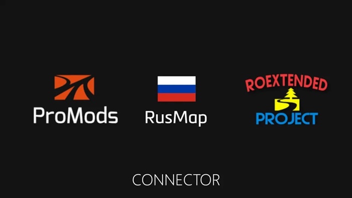 ETS2 - ProMods RusMap Roextended Connector (ProMods Priority Version) V2.0